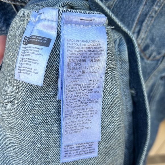 Levi's Corona Capital Music Festival Mexico 2022 Denim Relaxed Trucker Jacket S - Picture 11 of 11